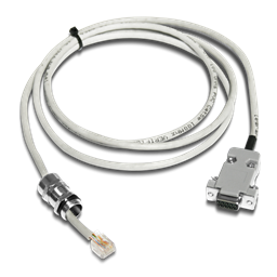 Zeige Details für Serielles RS232C-Kabel, DB9/RJ11 - L = 10m. Bild von Serielles RS232C-Kabel, DB9/RJ11 - L = 10m.