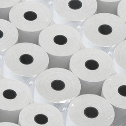 Zeige Details für 50 Stück Thermo-Papierrollen - 30 m Länge Bild von 50 Stück Thermo-Papierrollen - 30 m Länge